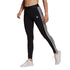 Leggings neri adidas LOUNGEWEAR Essentials 3-Stripes, Abbigliamento Sport, SKU a713000049, Immagine 0